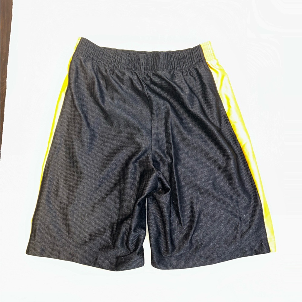 Nike basketball shorts black yellow size M - Picture 3 of 5